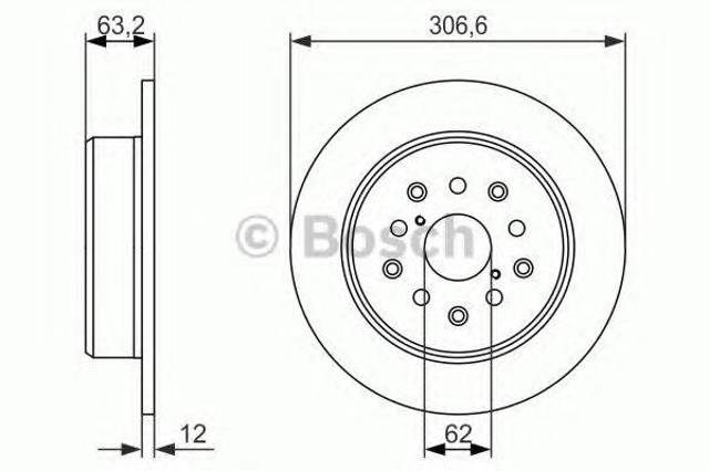 Задні дискові гальма 0986479339 BOSCH