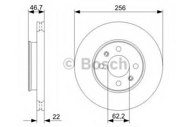 Ротор гальмівний 0986479367 BOSCH