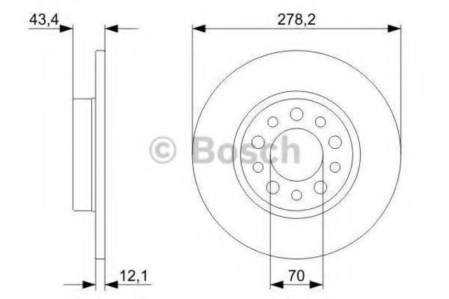 Задні дискові гальма 0986479378 BOSCH
