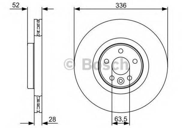 Ротор гальмівний 0986479395 BOSCH