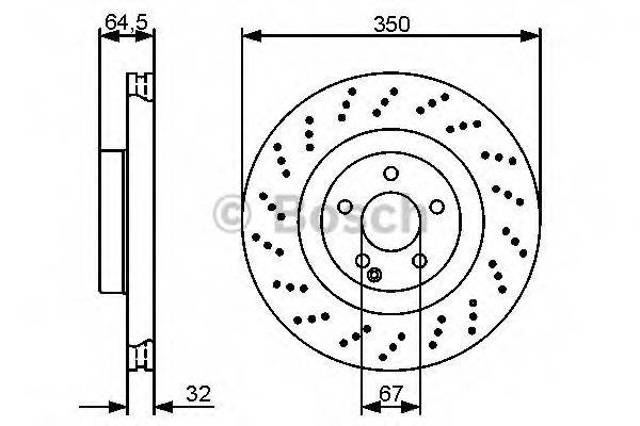 Ротор гальмівний 0986479412 BOSCH