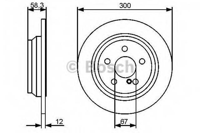 Задні дискові гальма 0986479414 BOSCH