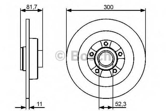 Дискові гальма 0986479446 BOSCH