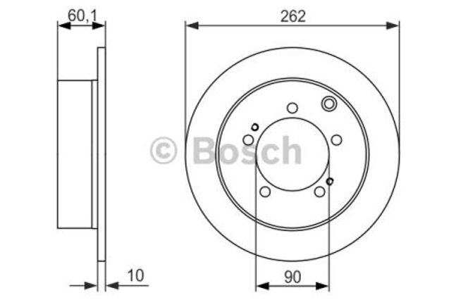 Задні дискові гальма 0986479603 BOSCH