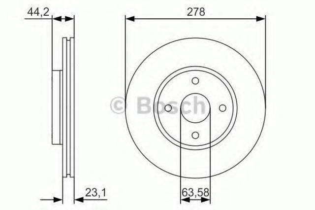 Ротор гальмівний 0986479659 BOSCH