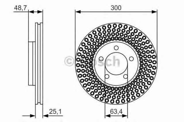 Ротор гальмівний 0986479701 BOSCH