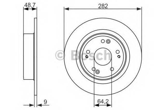 Задні дискові гальма 0986479738 BOSCH