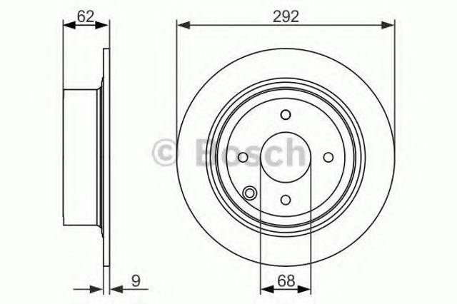 Задні дискові гальма 0986479742 BOSCH