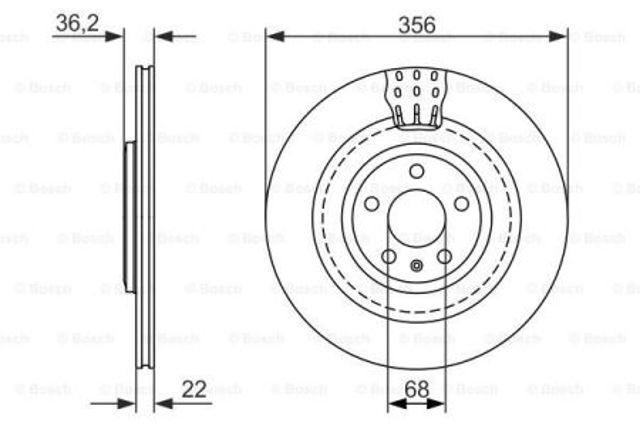 Задні дискові гальма 0986479749 BOSCH