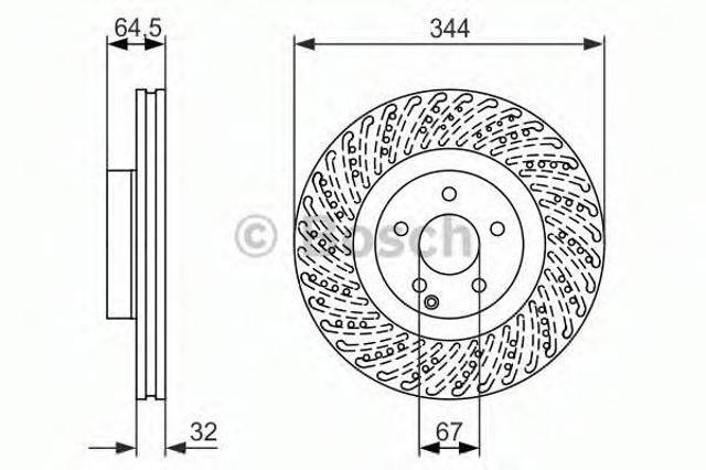Ротор гальмівний 0986479764 BOSCH