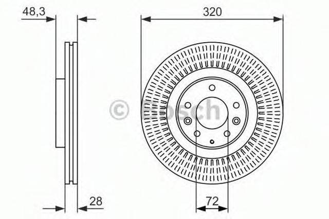 Ротор гальмівний 0986479795 BOSCH