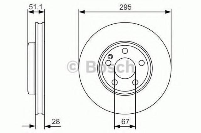 Ротор гальмівний 0986479A01 BOSCH