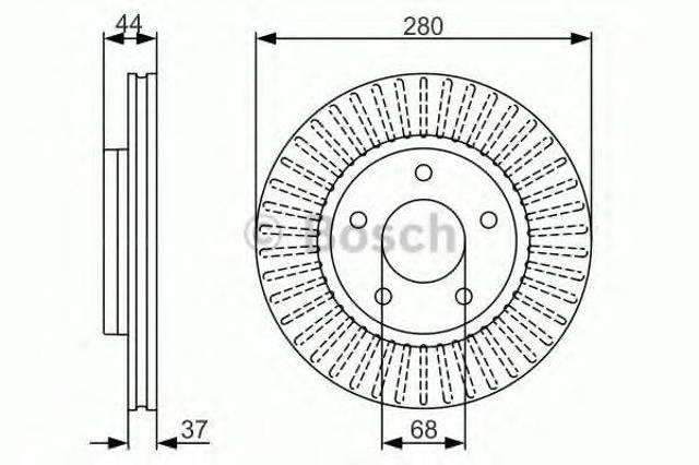Ротор гальмівний 0986479A28 BOSCH