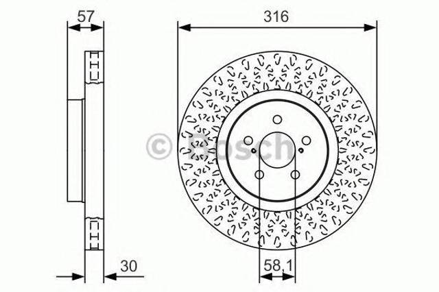 Ротор гальмівний 0986479A81 BOSCH