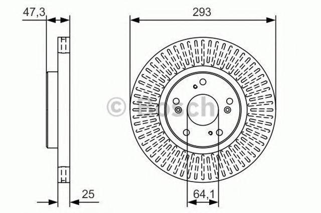 Ротор гальмівний 0986479B02 BOSCH