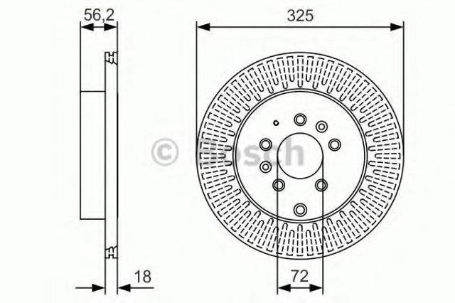 Дискові гальма 0986479C30 BOSCH
