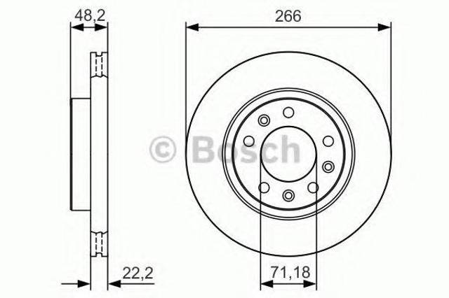 Ротор гальмівний 0986479C34 BOSCH