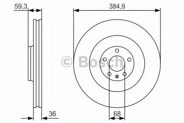 Ротор гальмівний 0986479R30 BOSCH