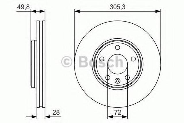 Ротор гальмівний 0986479R93 BOSCH
