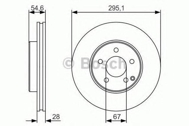 Ротор гальмівний 0986479R99 BOSCH
