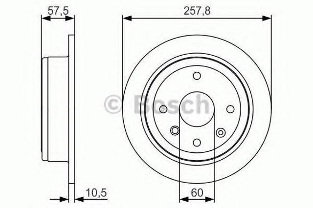 Задні дискові гальма 0986479S08 BOSCH