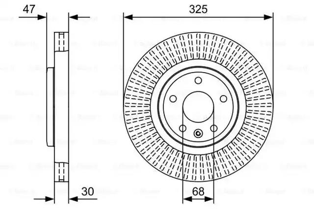 Ротор гальмівний 0986479W52 BOSCH