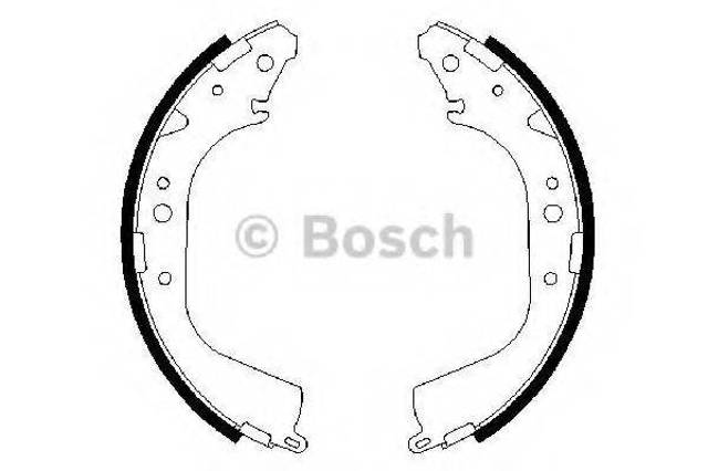Колодки гальмівні задні, барабанні 0986487414 BOSCH