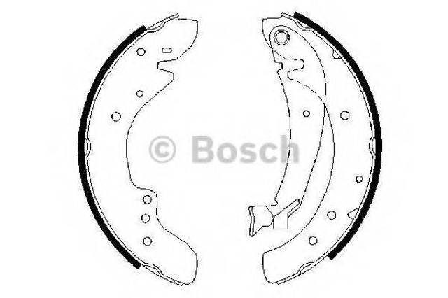 Колодки гальмові задні, барабанні 0986487521 BOSCH