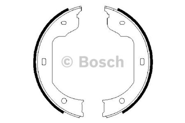 Гальмівні колодки ручника 0986487625 BOSCH