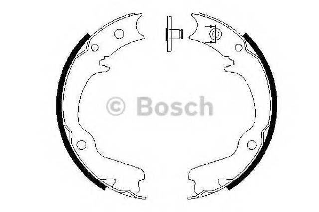 Колодки стоянкового гальма 0986487681 BOSCH