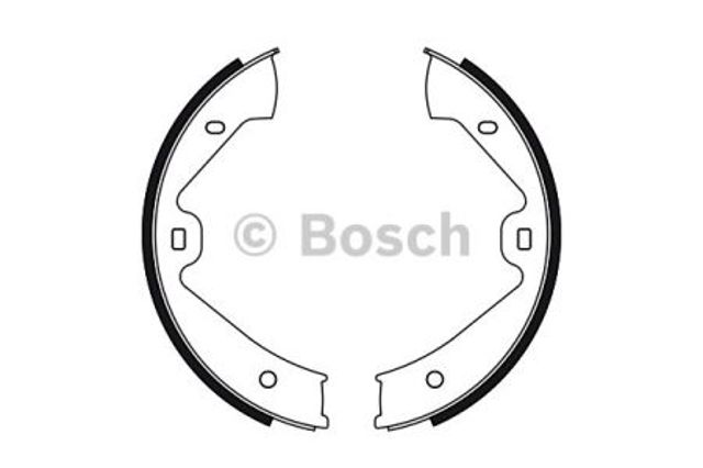 Гальмівні колодки гальма стоянки 0986487755 BOSCH