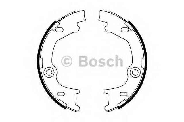 Гальмівні колодки ручника 0986487777 BOSCH