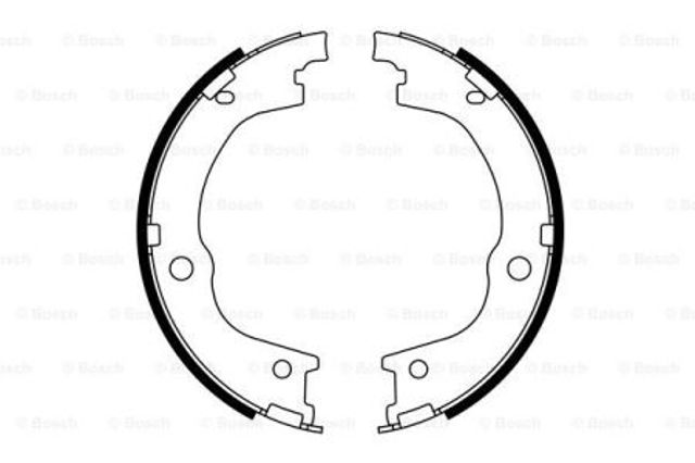 Колодки ручника / стоянкового гальма 0986487780 BOSCH