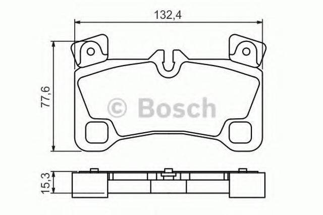 Комплект задніх колодок 0986494205 BOSCH