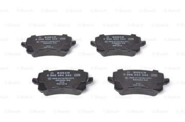 Колодки гальмівні задні, дискові 0986494344 BOSCH