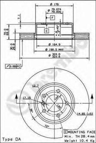 Ротор гальмівний 09917211 BREMBO