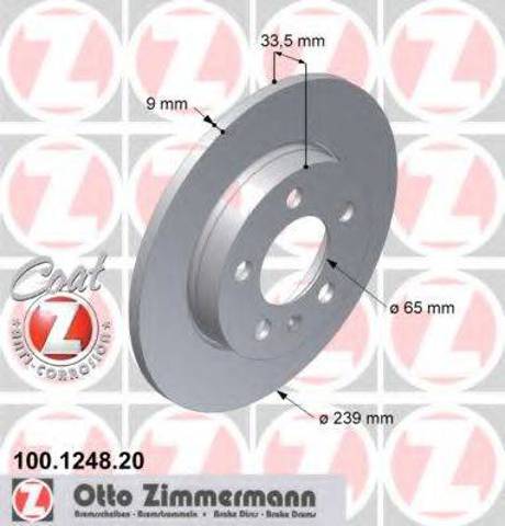 Дискові гальма 100124820 ZIMMERMANN