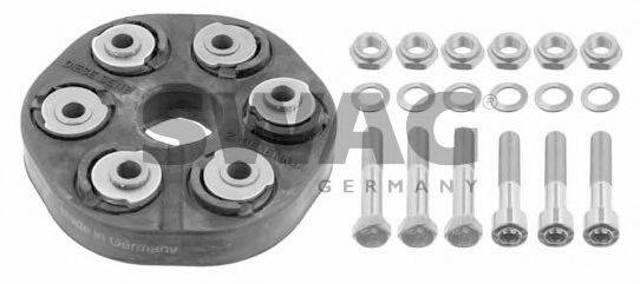 Гумова пружна муфта кардана передня 10860003 SWAG