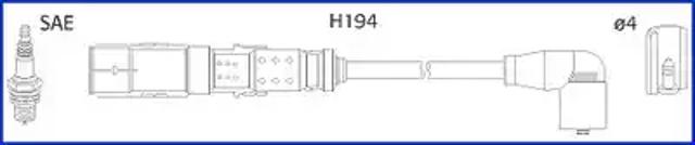 Дроти запалювання 134791 HITACHI
