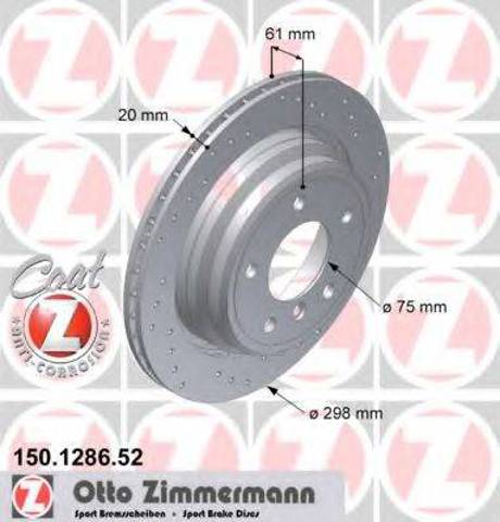 Дискові гальма 150128652 ZIMMERMANN