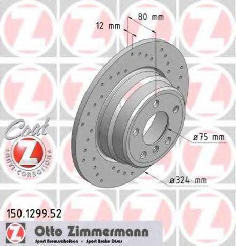 Дискові гальма 150129952 ZIMMERMANN