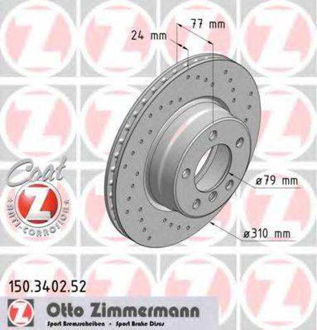 Ротор гальмівний 150340252 ZIMMERMANN