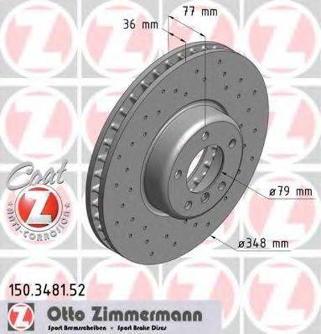 Ротор гальмівний 150348152 ZIMMERMANN