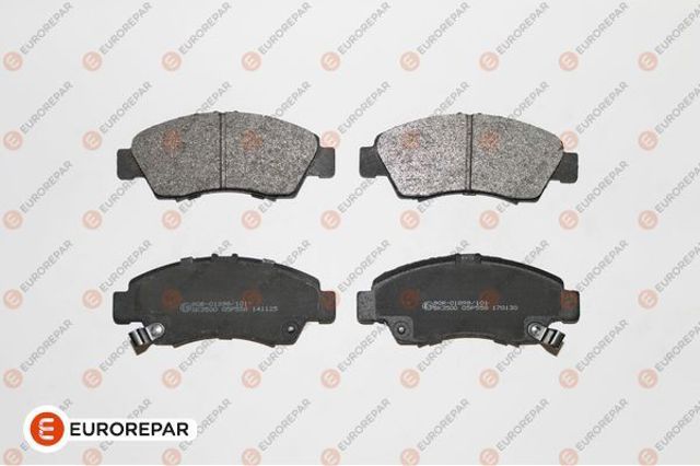 Колодки гальмівні дискові комплект 1617268680 EUROREPAR