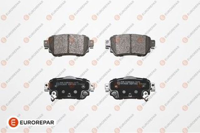 Колодки гальмові задні, дискові 1667816580 EUROREPAR