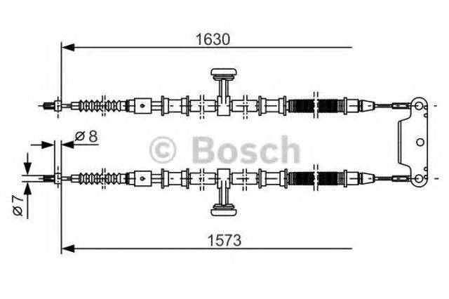 Гальмо стоянкове 1987477763 BOSCH