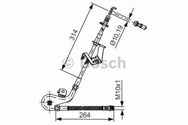 Гальмівний шланг 1987481428 BOSCH