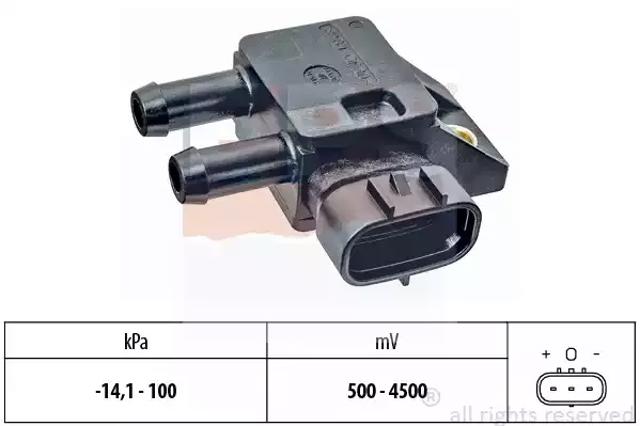 Датчик тиску вихлопних газів 1993284 EPS