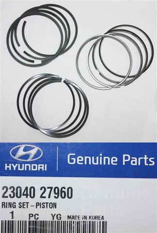Кільця поршневі комплект на мотор, STD. 2304027960 HYUNDAI