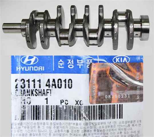 Колінчастий вал 231114A010 HYUNDAI